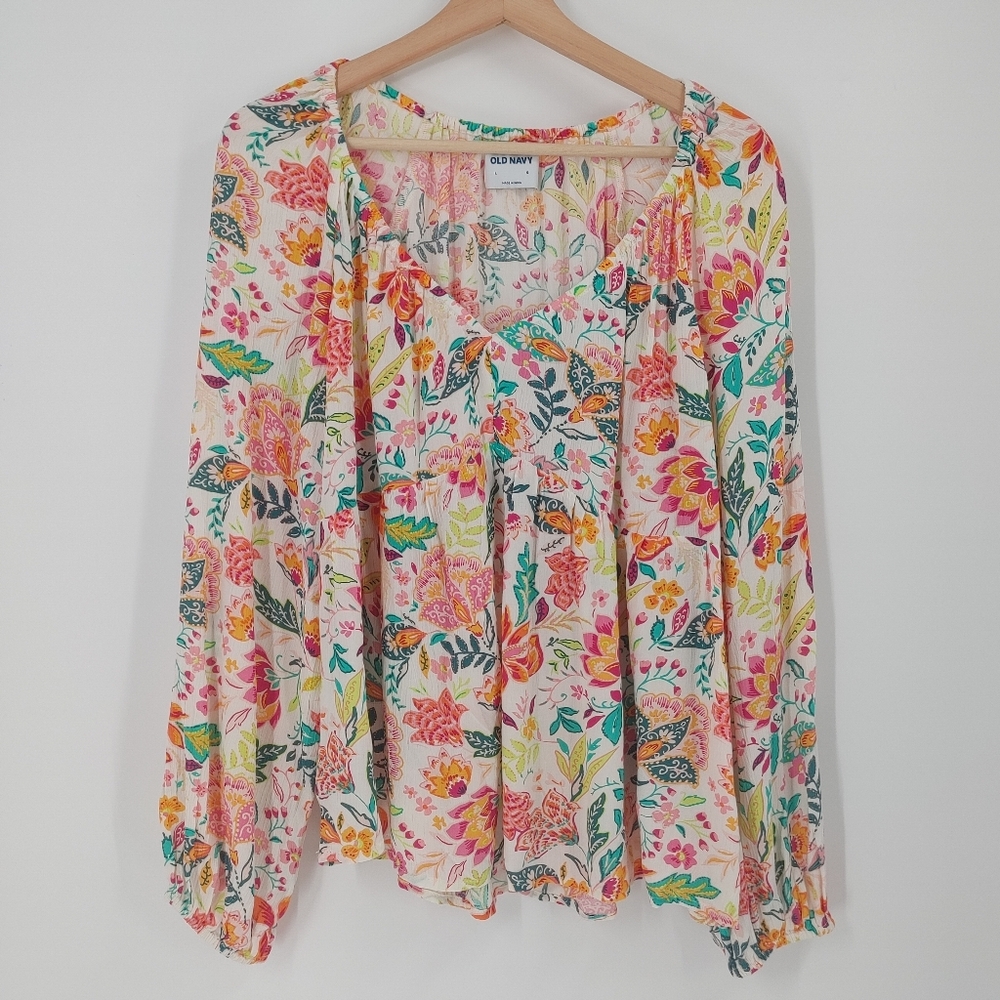 Old Navy Printed Blouse